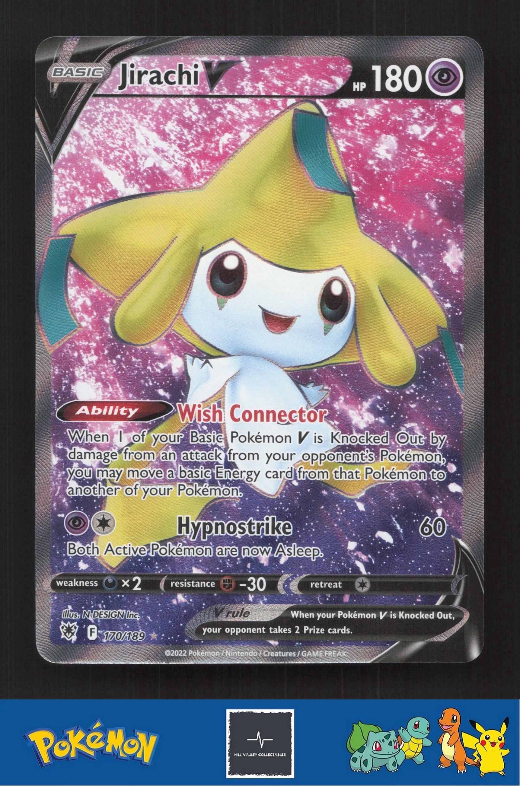 2022 Pokemon SWSH Astral Radiance 170/189 Jirachi V