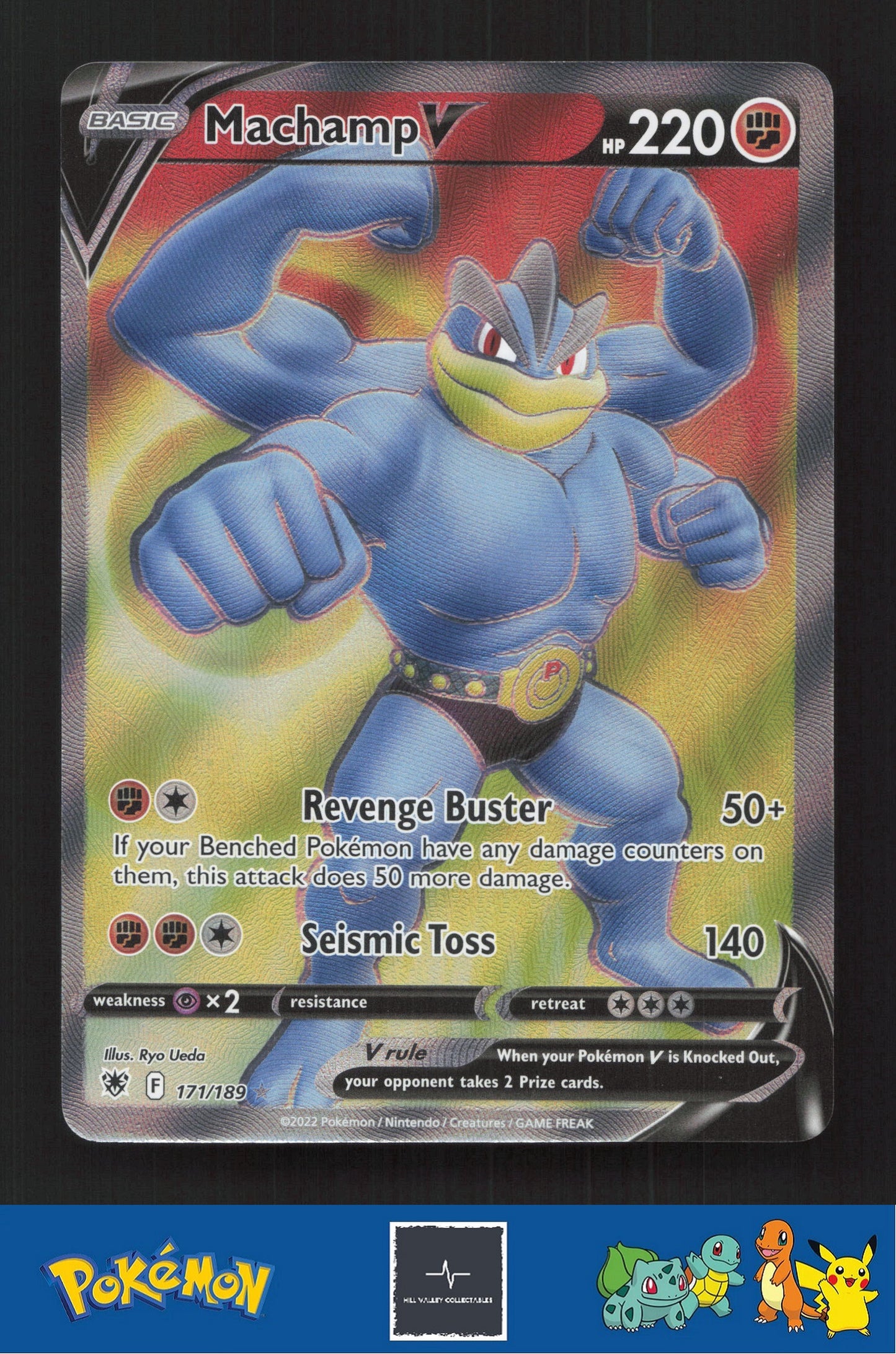 2022 Pokemon SWSH Astral Radiance 171/189 Machamp V