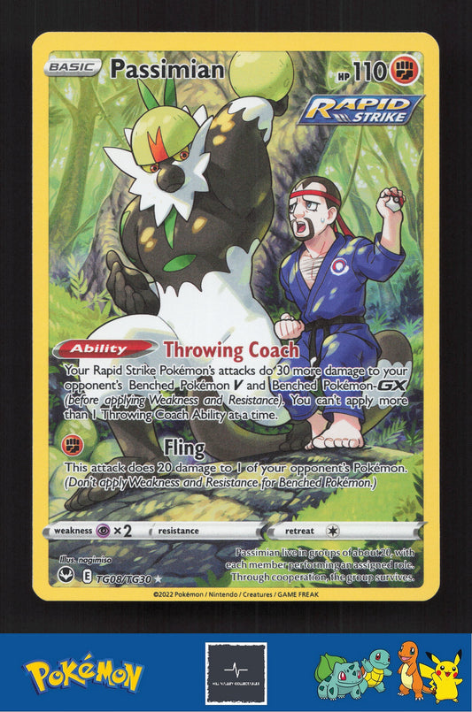 2020 Pokemon SWSH Silver Tempest TG08/TG30 Passimian
