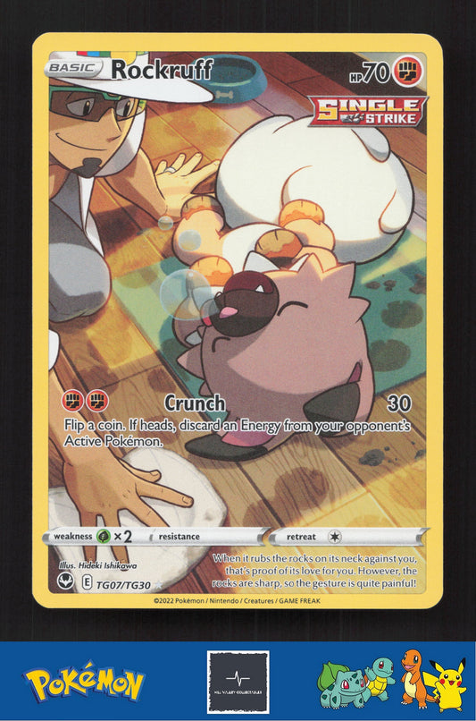 2020 Pokemon SWSH Silver Tempest TG07/TG30 Rockruff