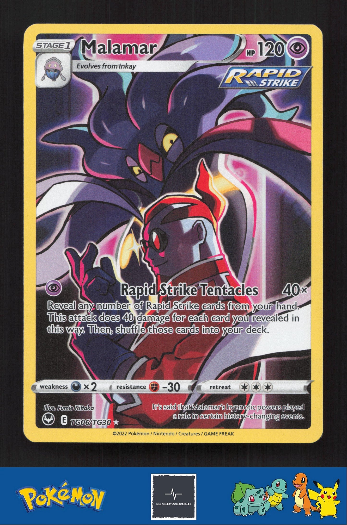 2020 Pokemon SWSH Silver Tempest TG06/TG30 Malamar