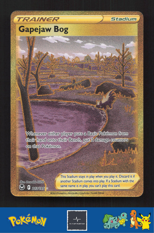 2020 Pokemon SWSH Silver Tempest 213/195 Gapejaw Bog