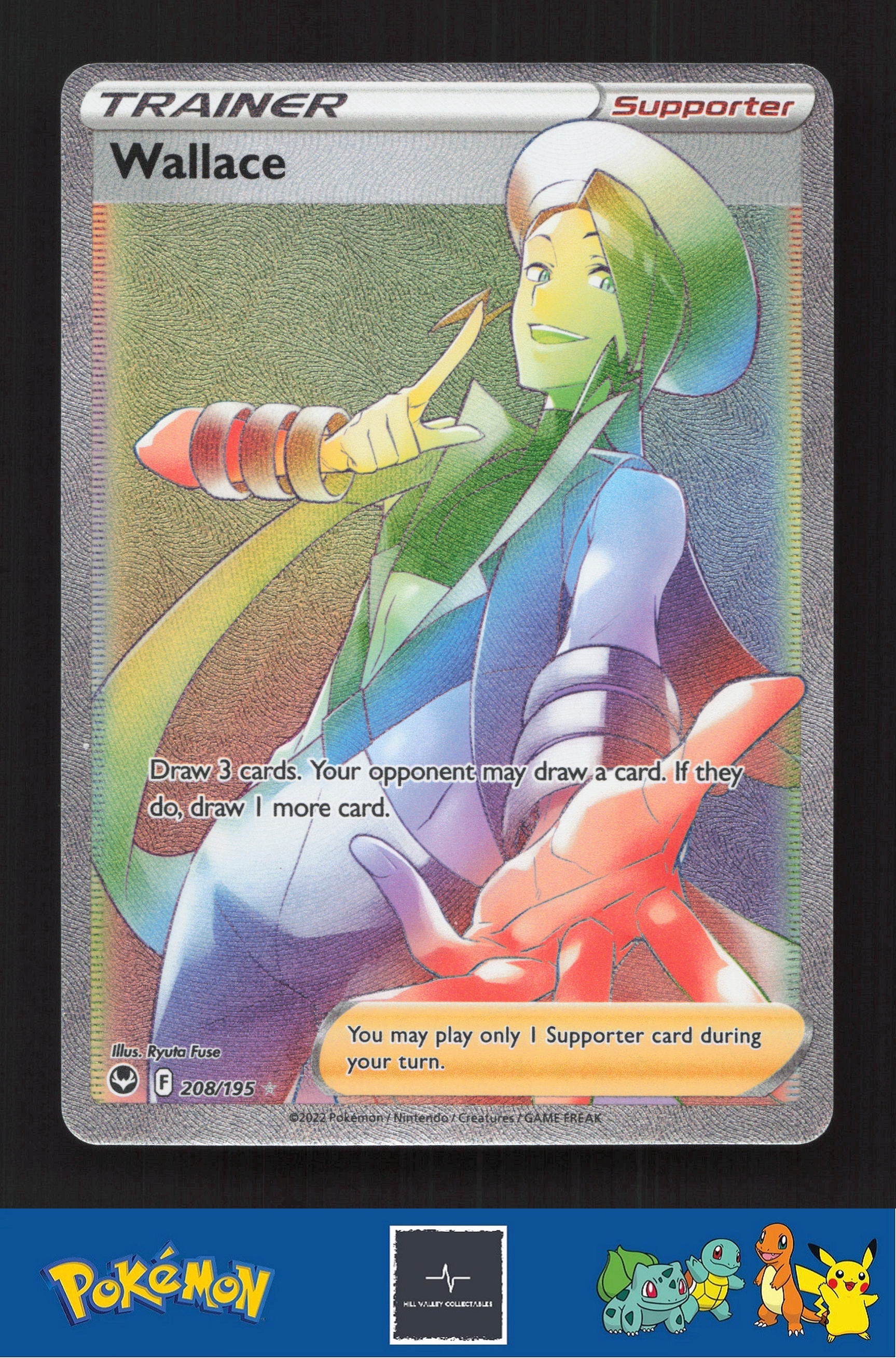 2020 Pokemon SWSH Silver Tempest 208/195 Wallace