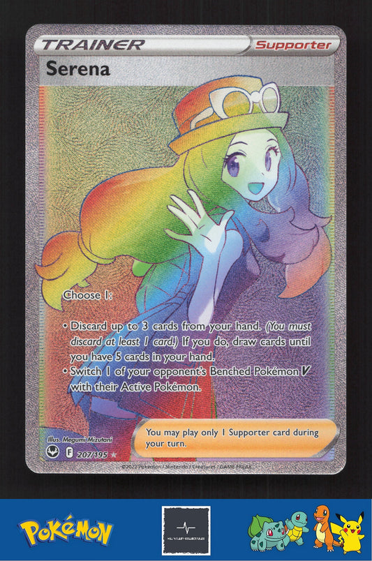 2020 Pokemon SWSH Silver Tempest 207/195 Serena