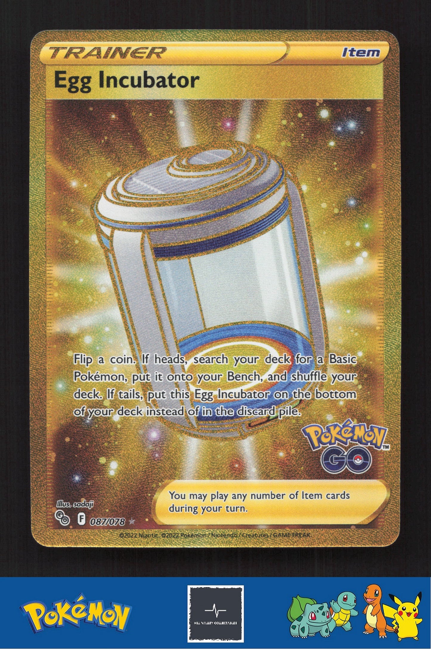 2022 Pokemon SWSH Pokemon GO 087/078 Egg Incubator
