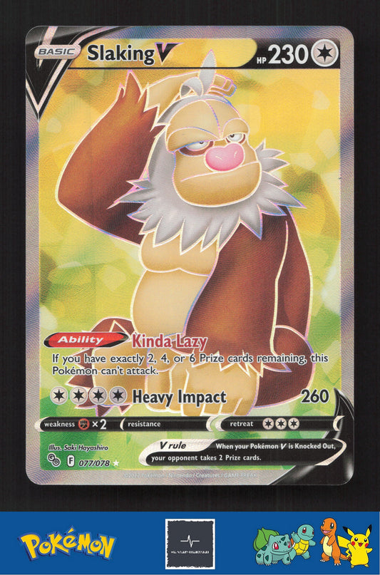 2022 Pokemon SWSH Pokemon GO 077/078 Slaking V