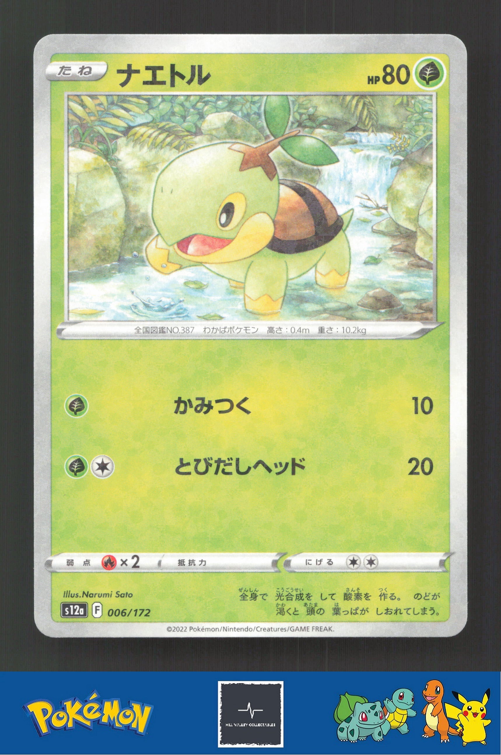 2022 Japanese Pokemon S12a Vstar Universe 006/172 Turtwig Reverse