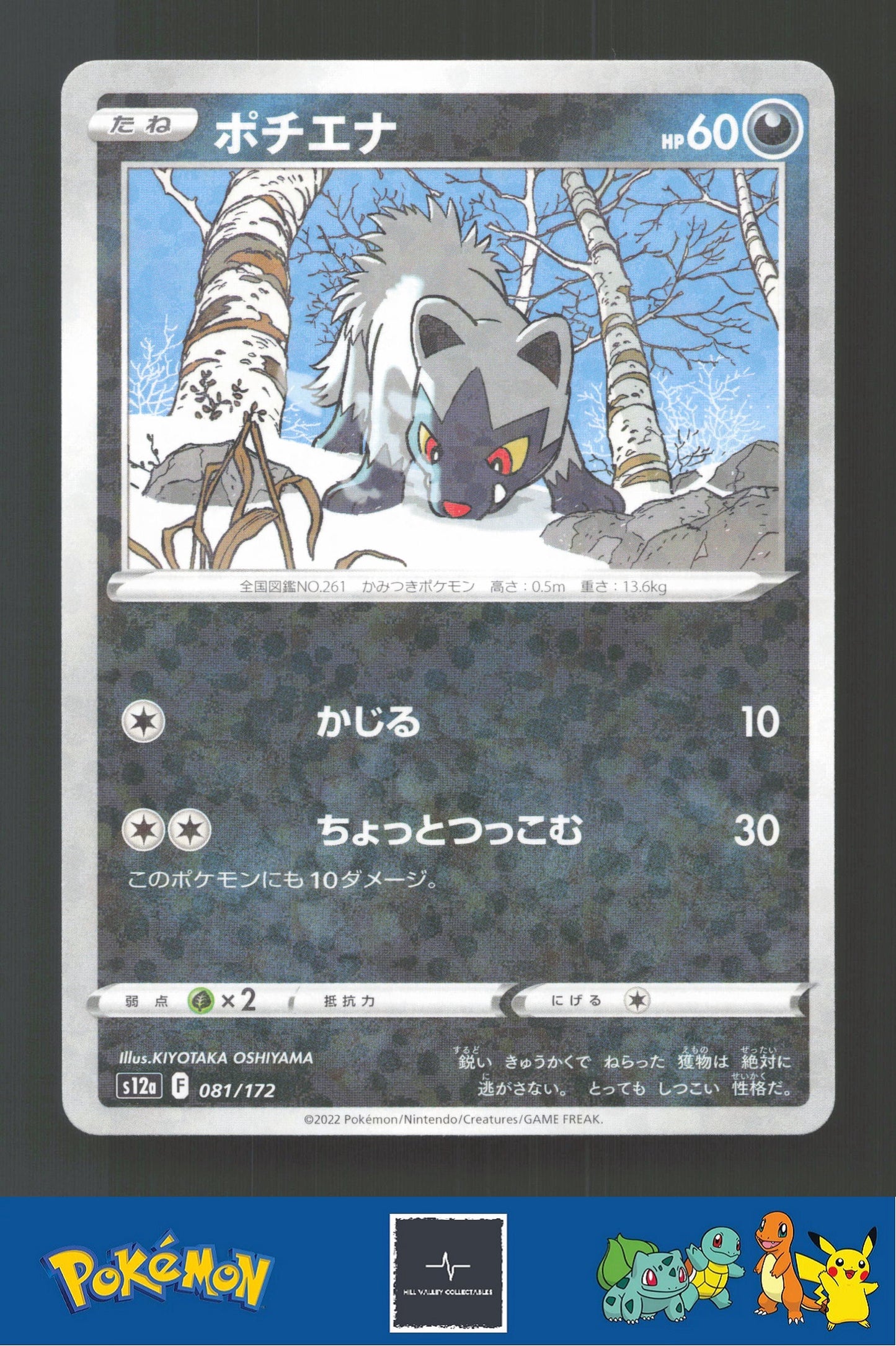 2022 Japanese Pokemon S12a Vstar Universe 081/172 Poochyena Reverse