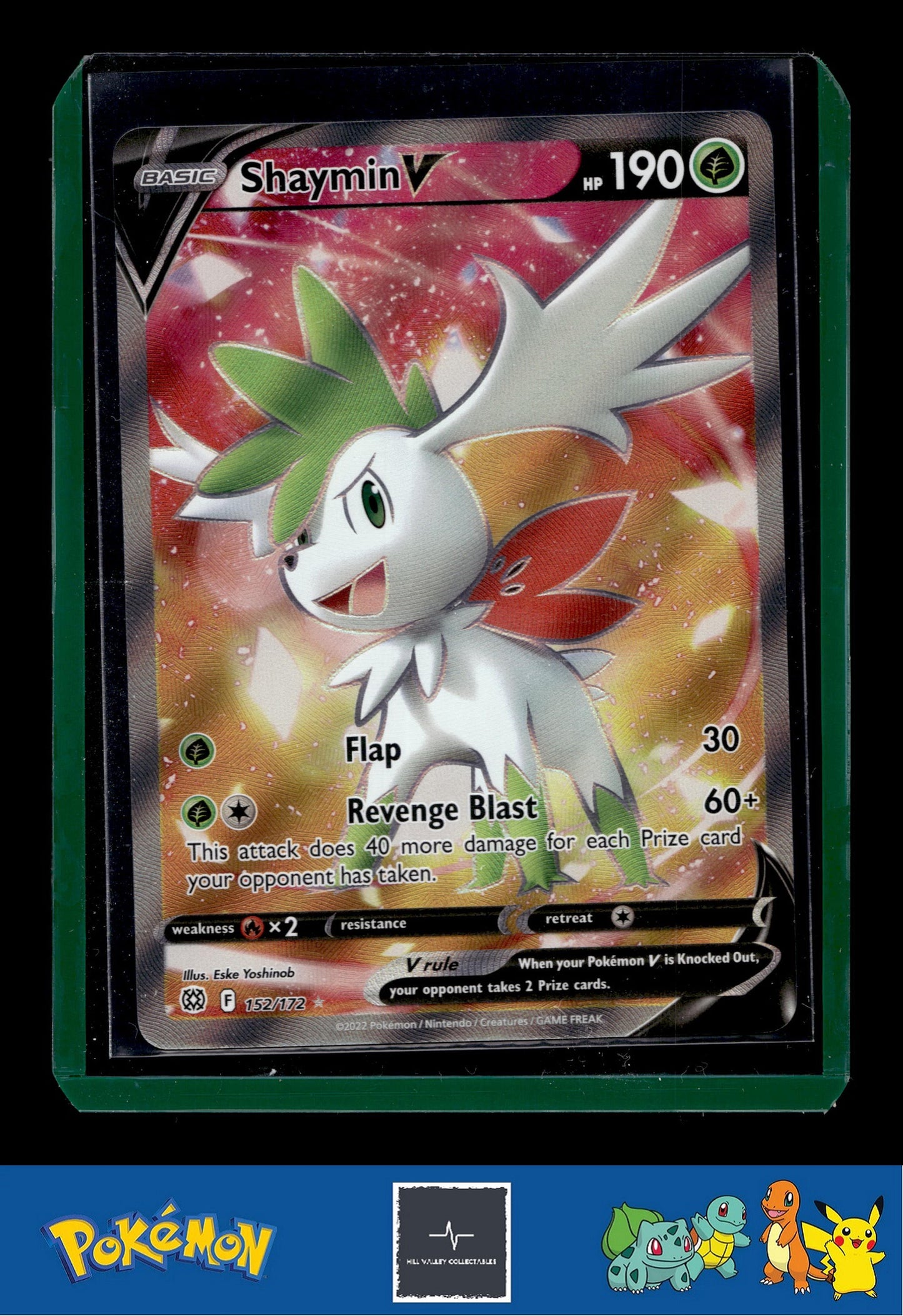 2021 Pokemon SWSH Brilliant Stars 152/172 Shaymin V