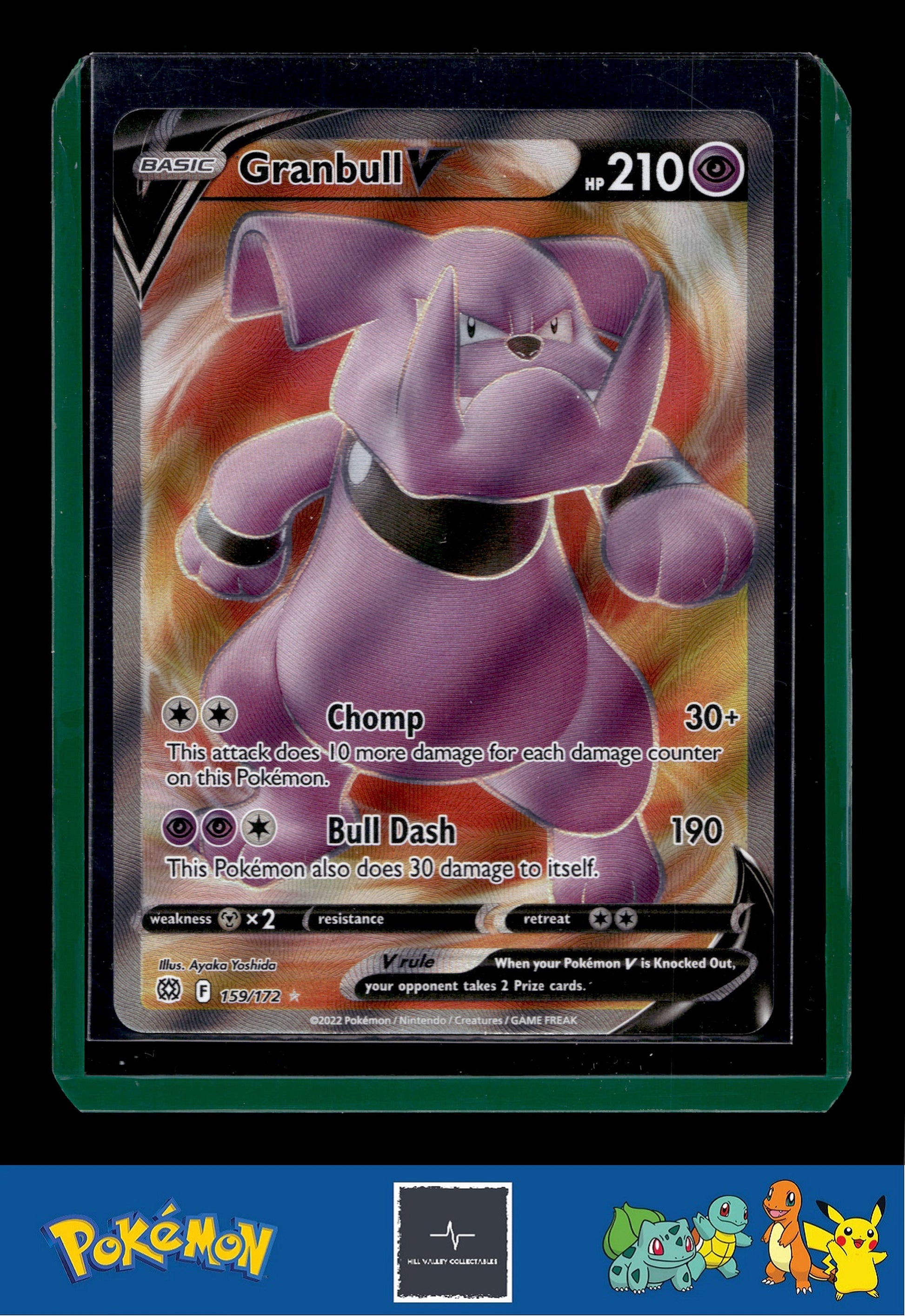 2021 Pokemon SWSH Brilliant Stars 159/172 Granbull V