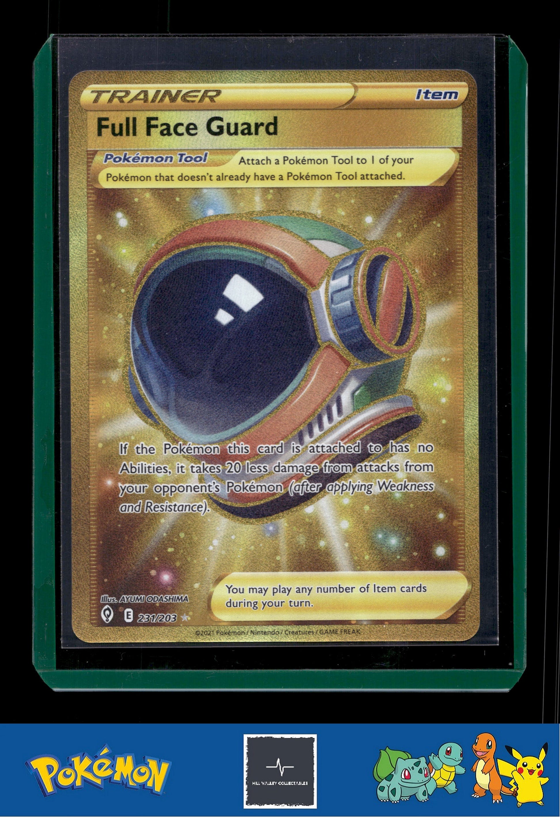 2021 Pokemon SWSH Evolving Skies 231/203 Full Face Guard