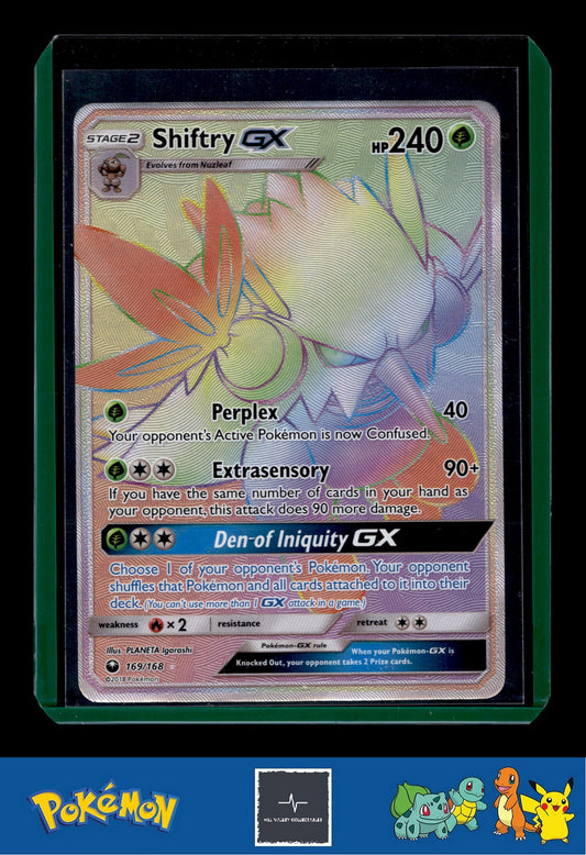 2018 Pokemon SM Celestial Storm 169/168 Shiftry GX