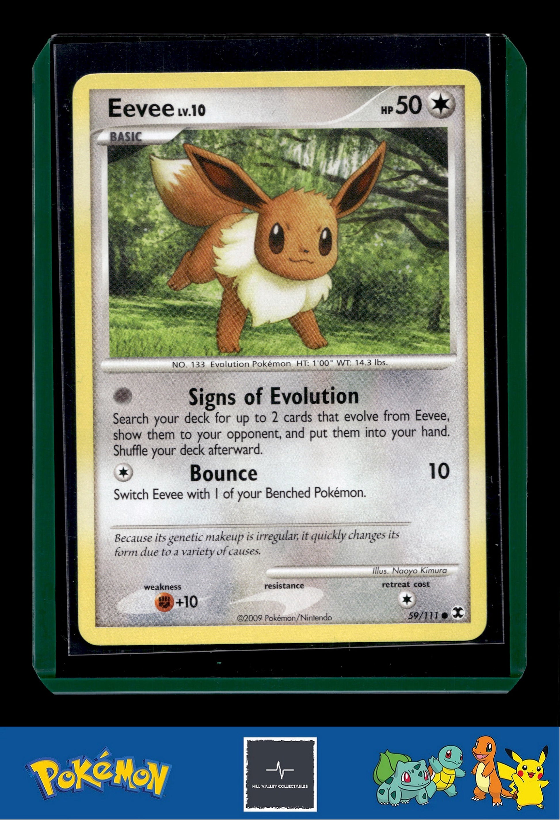 2009 Platinum Rising Rivals 59/111 Eevee