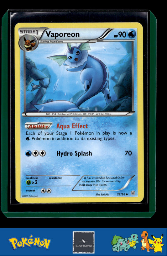 2015 XY Ancient Origins 22/98 Vaporeon