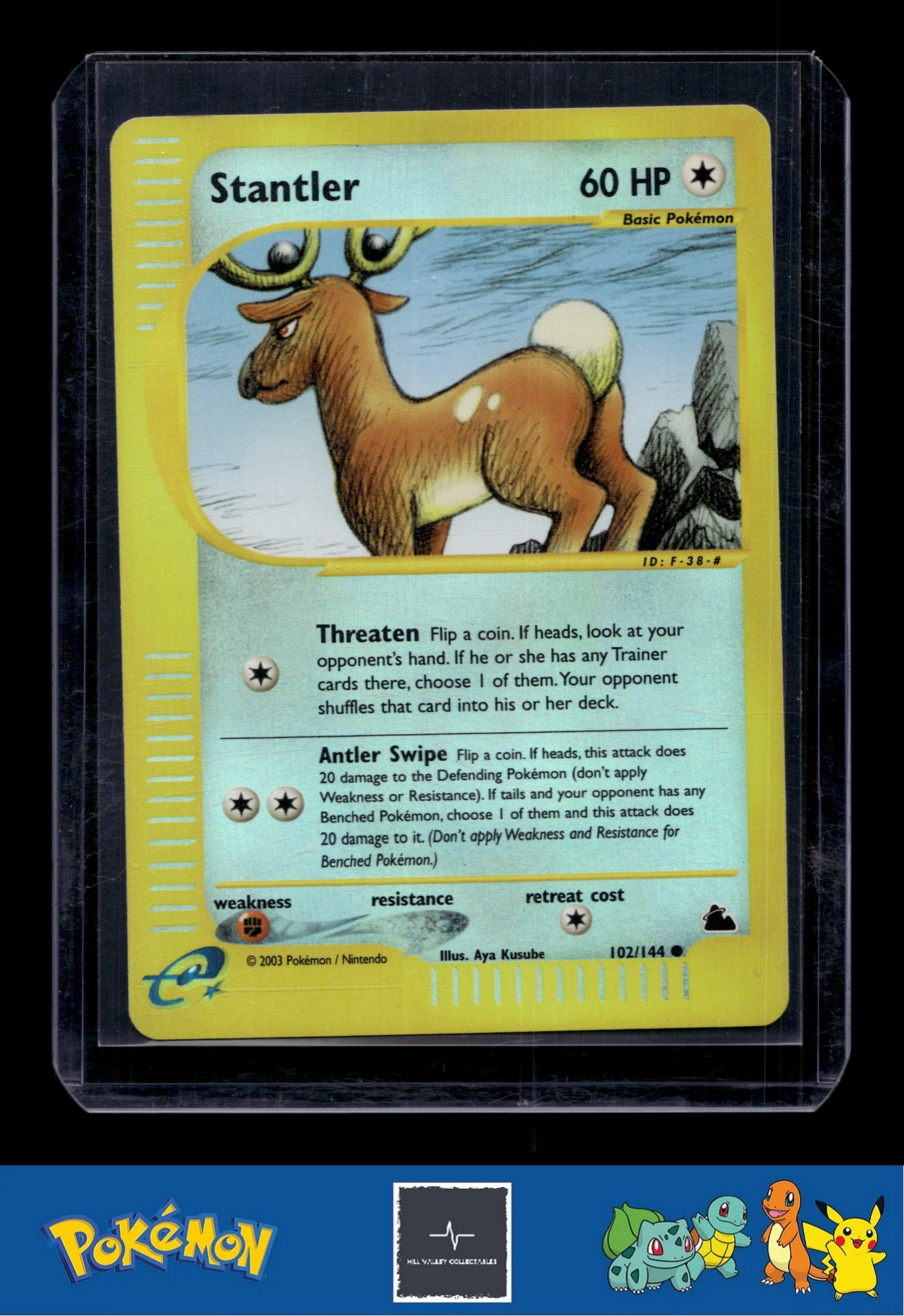 2003 Pokemon Skyridge 102/144 Stantler Reverse