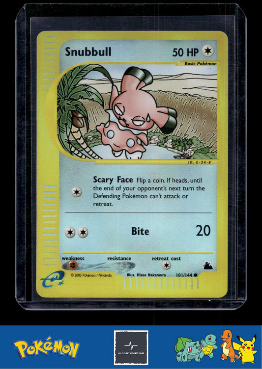 2003 Pokemon Skyridge 101/144 Snubbull Reverse