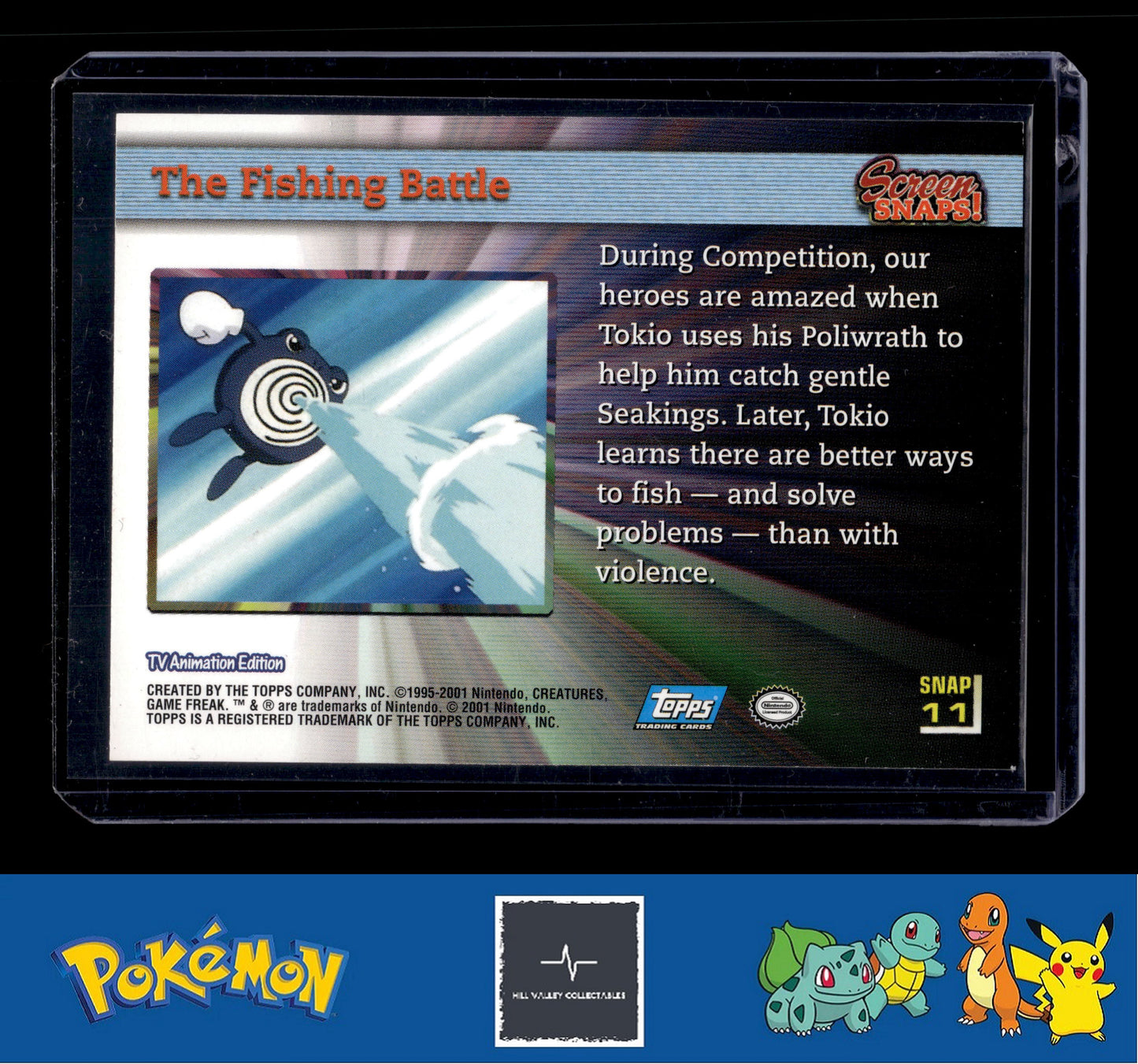 2001 Topps Johto League Champions Screen Snap 11 The Fishing Battle