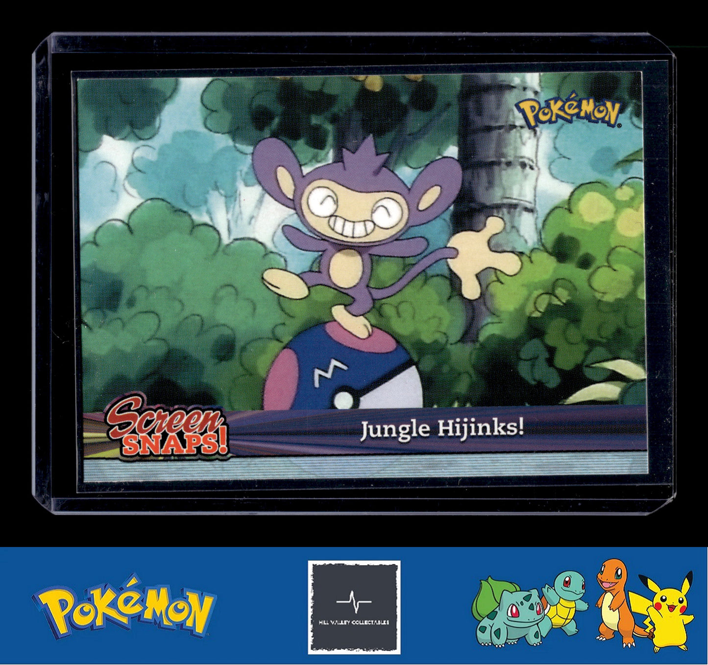 2001 Topps Johto League Champions Screen Snap 10 Jungle Hijinks!