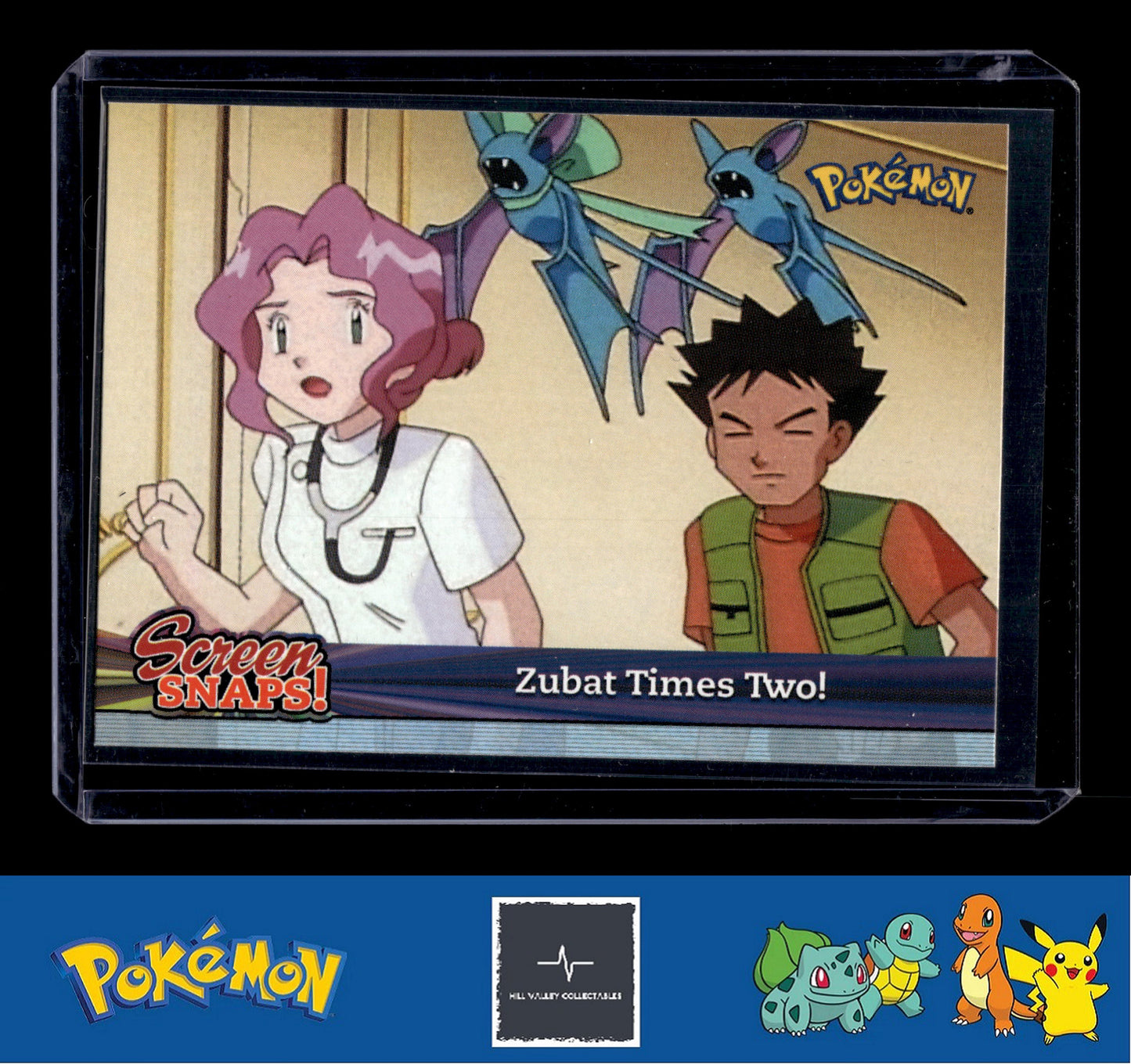 2001 Topps Johto League Champions Screen Snap 08 Zubat Times Two!