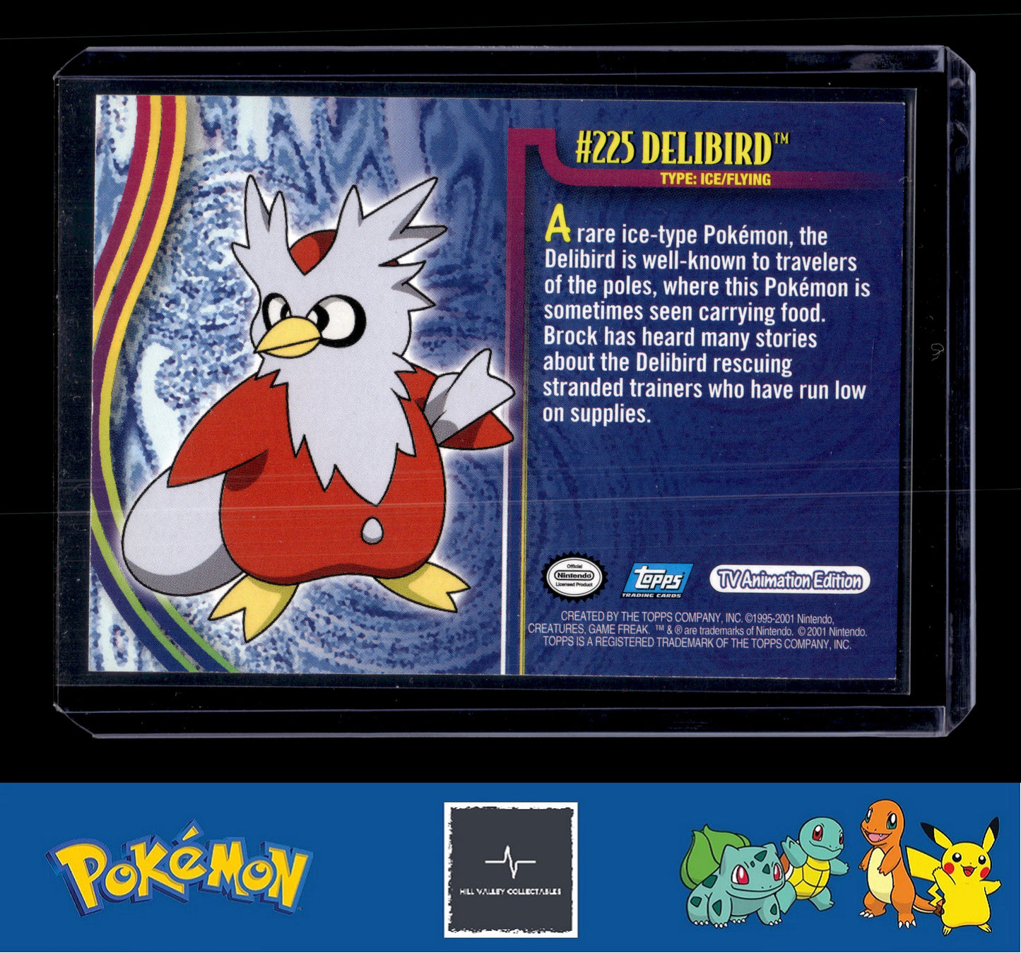 2001 Topps Johto League Champions 225 Delibird