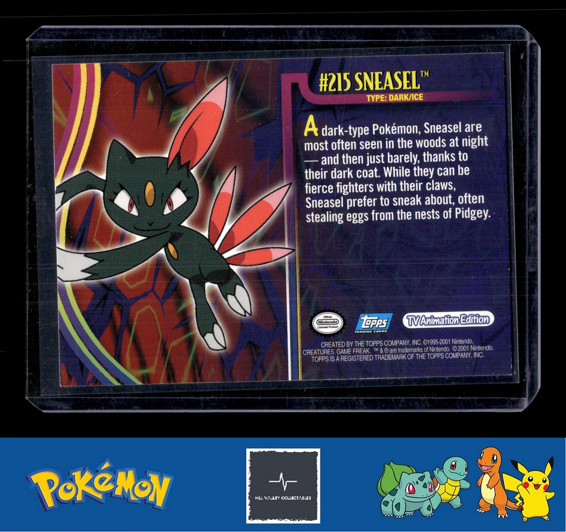 2001 Topps Johto League Champions 215 Sneasel