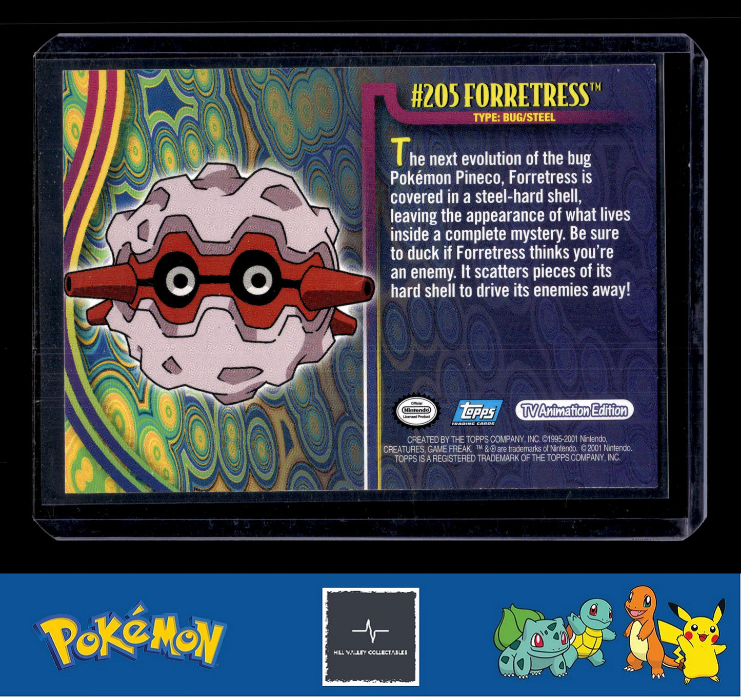 2001 Topps Johto League Champions 205 Forretress