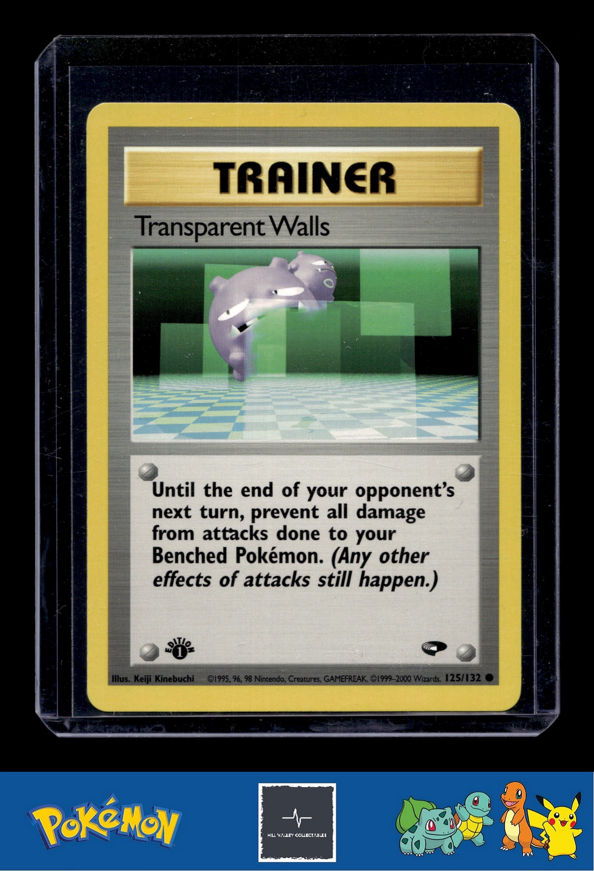 Pokemon Gym Challenge 125/132 Transparent Walls 1st Ed