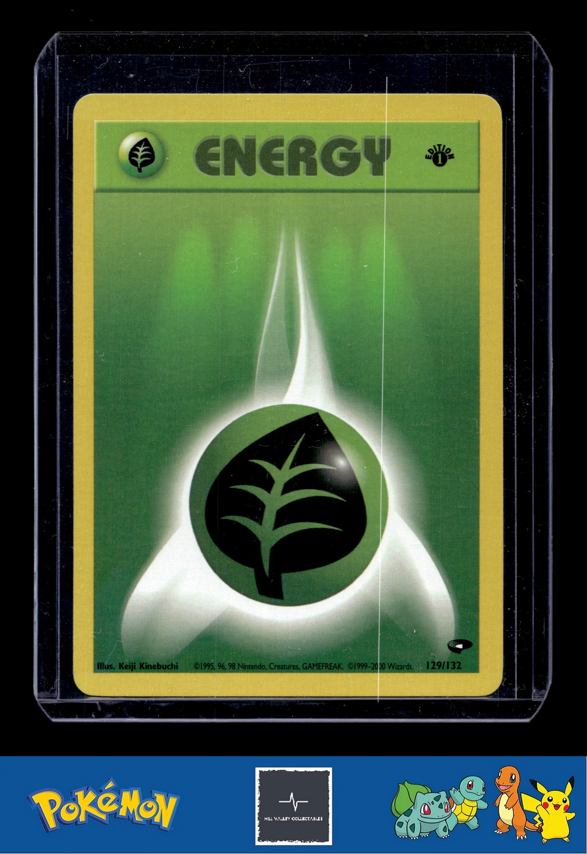 Pokemon Gym Challenge 129/132 Grass Energy 1st Ed