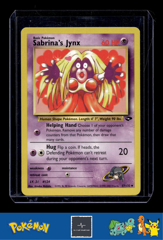 Pokemon Gym Challenge 57/132 Sabrina's Jynx