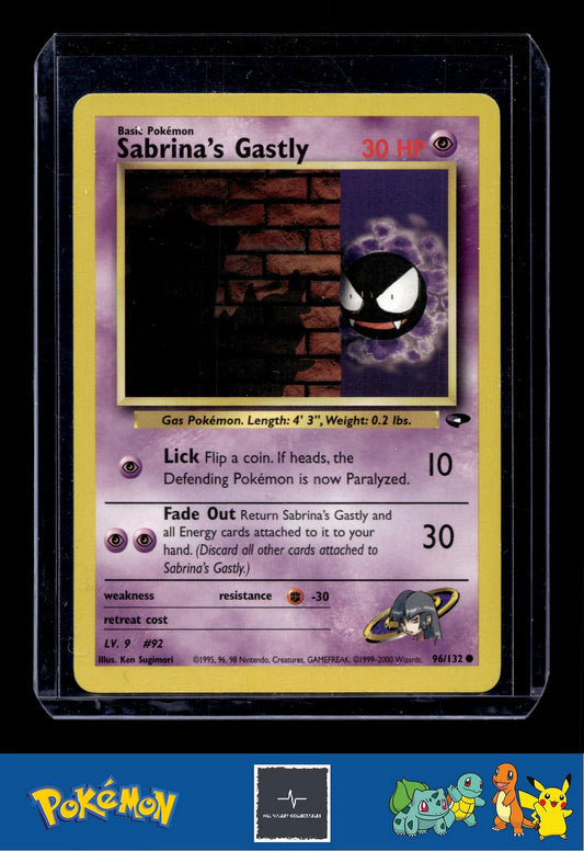 Pokemon Gym Challenge 96/132 Sabrina's Gastly
