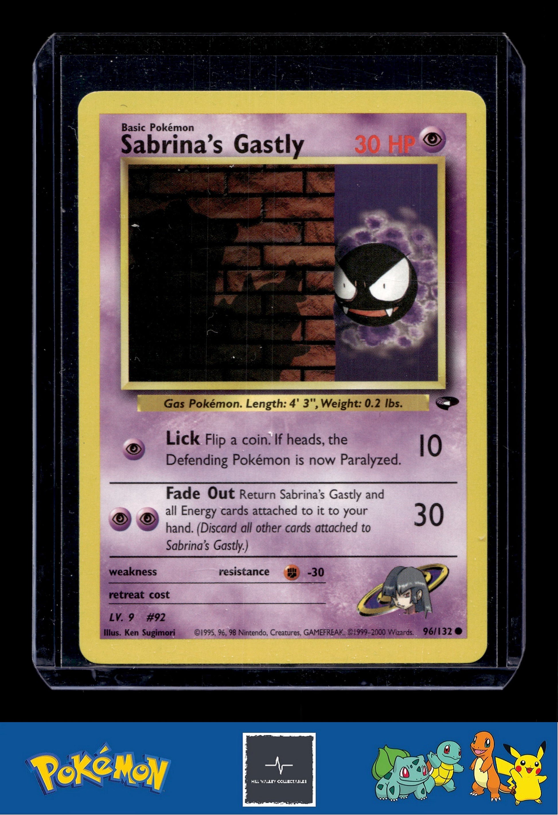 Pokemon Gym Challenge 96/132 Sabrina's Gastly