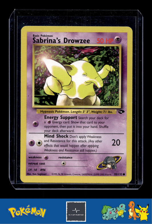 Pokemon Gym Challenge 95/132 Sabrina's Drowzee
