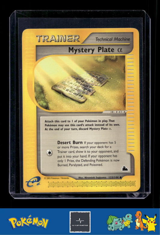 Pokemon Skyridge 133/144 Mystery Plate Alpha