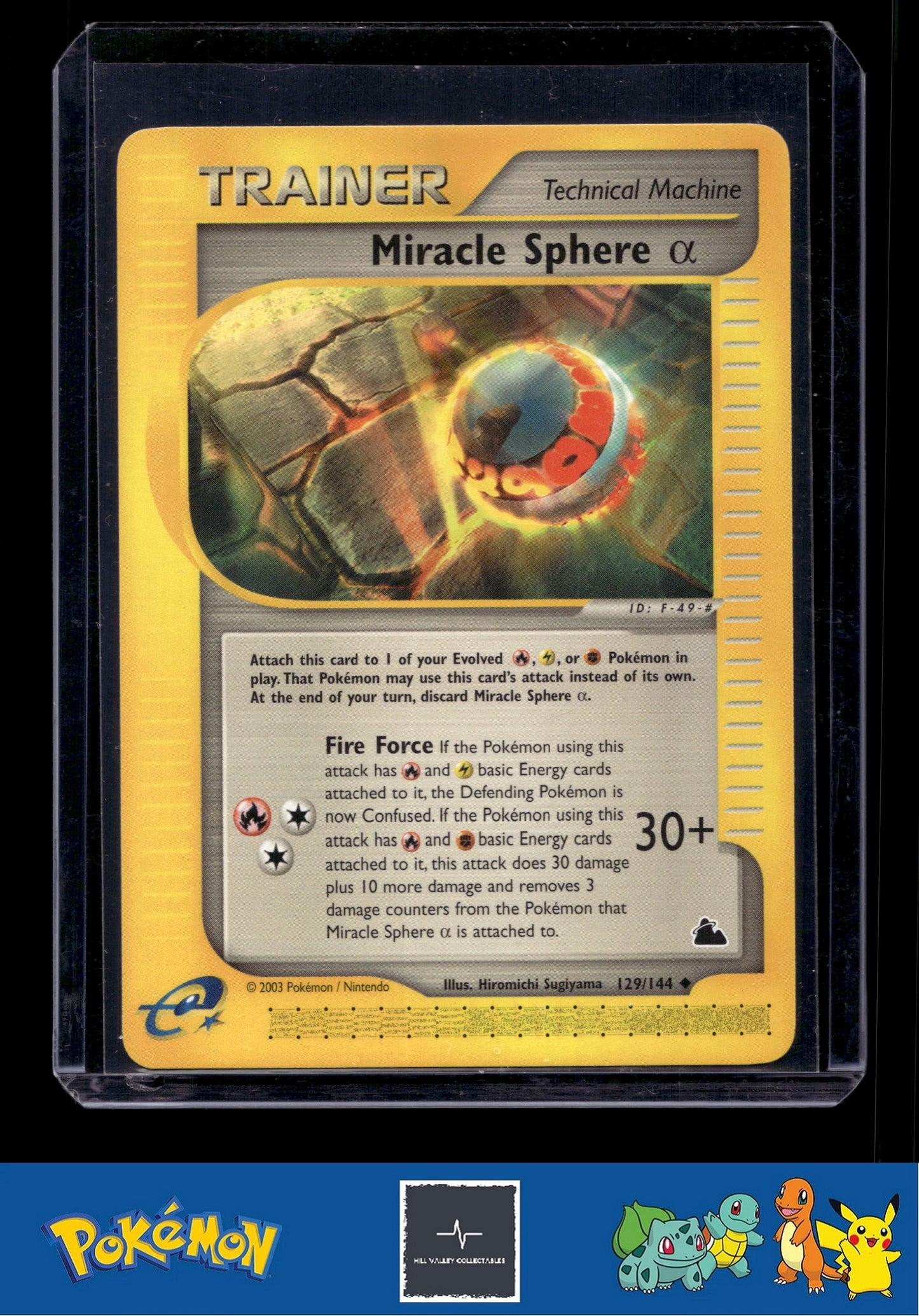 Pokemon Skyridge 129/144 Miracle Sphere Alpha