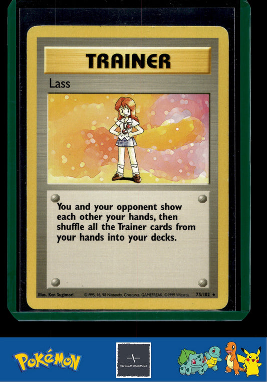 Pokemon Base Set 075/102 Lass