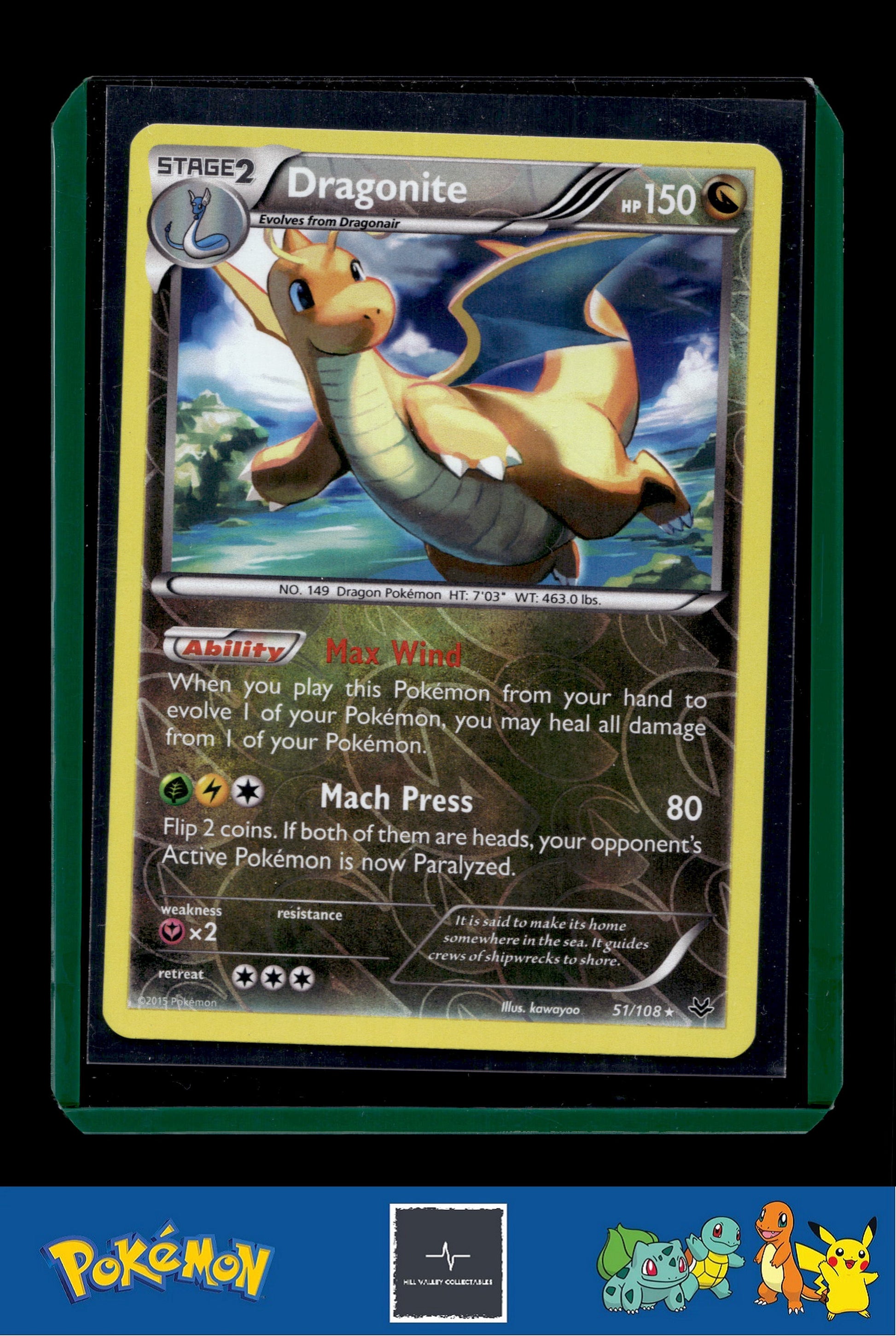 Pokemon XY Roaring Skies 51/108 Dragonite