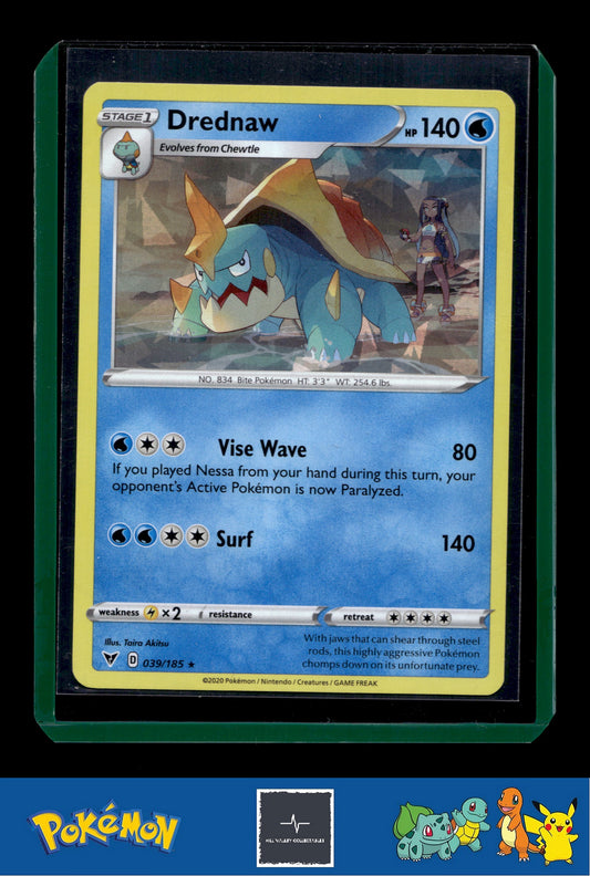 Pokemon Deck Exclusives 039/185 Drednaw (Cracked Ice Holo)