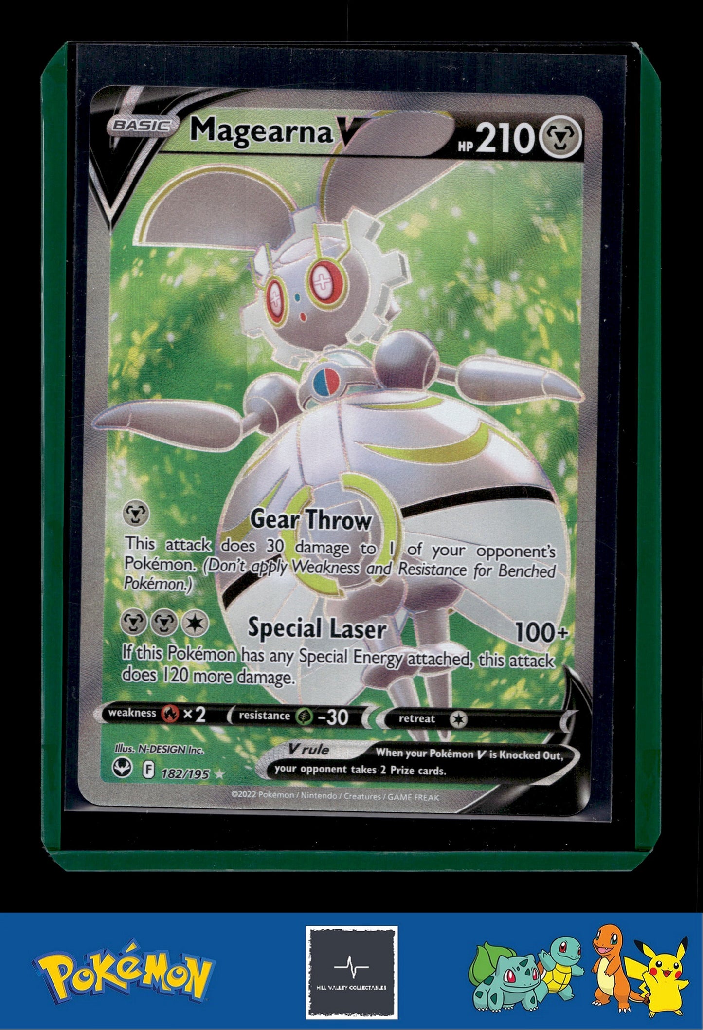 Pokemon SWSH Silver Tempest 182/195 Magearna V