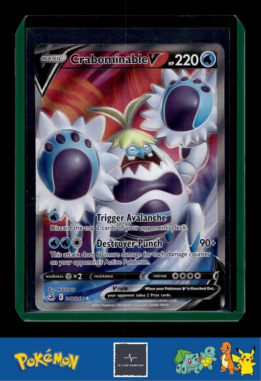 Pokemon SWSH Fusion Strike 248/264 Crabominable V