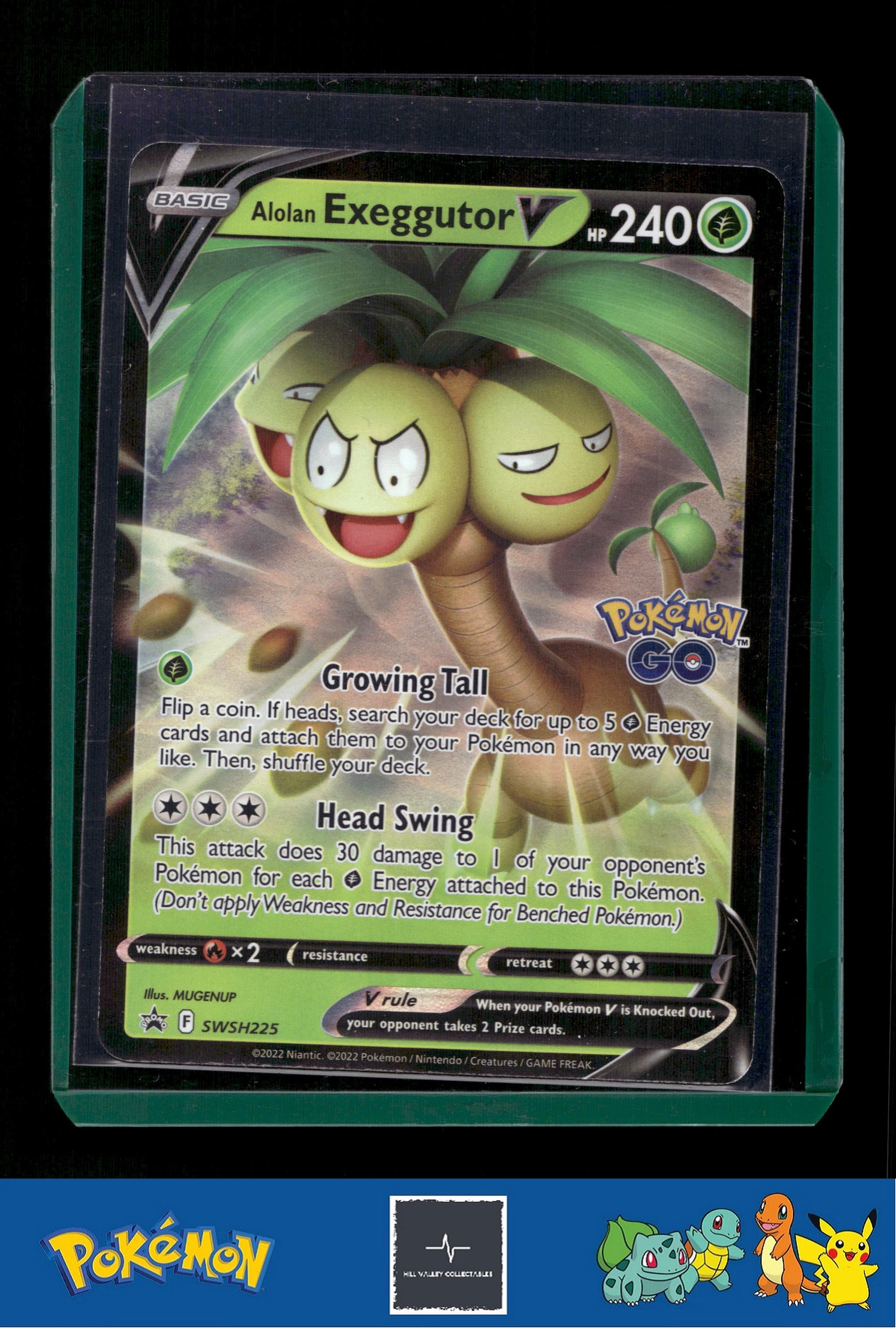 Pokemon SWSH Sword & Shield Promo SWSH225 Alolan Exeggutor V