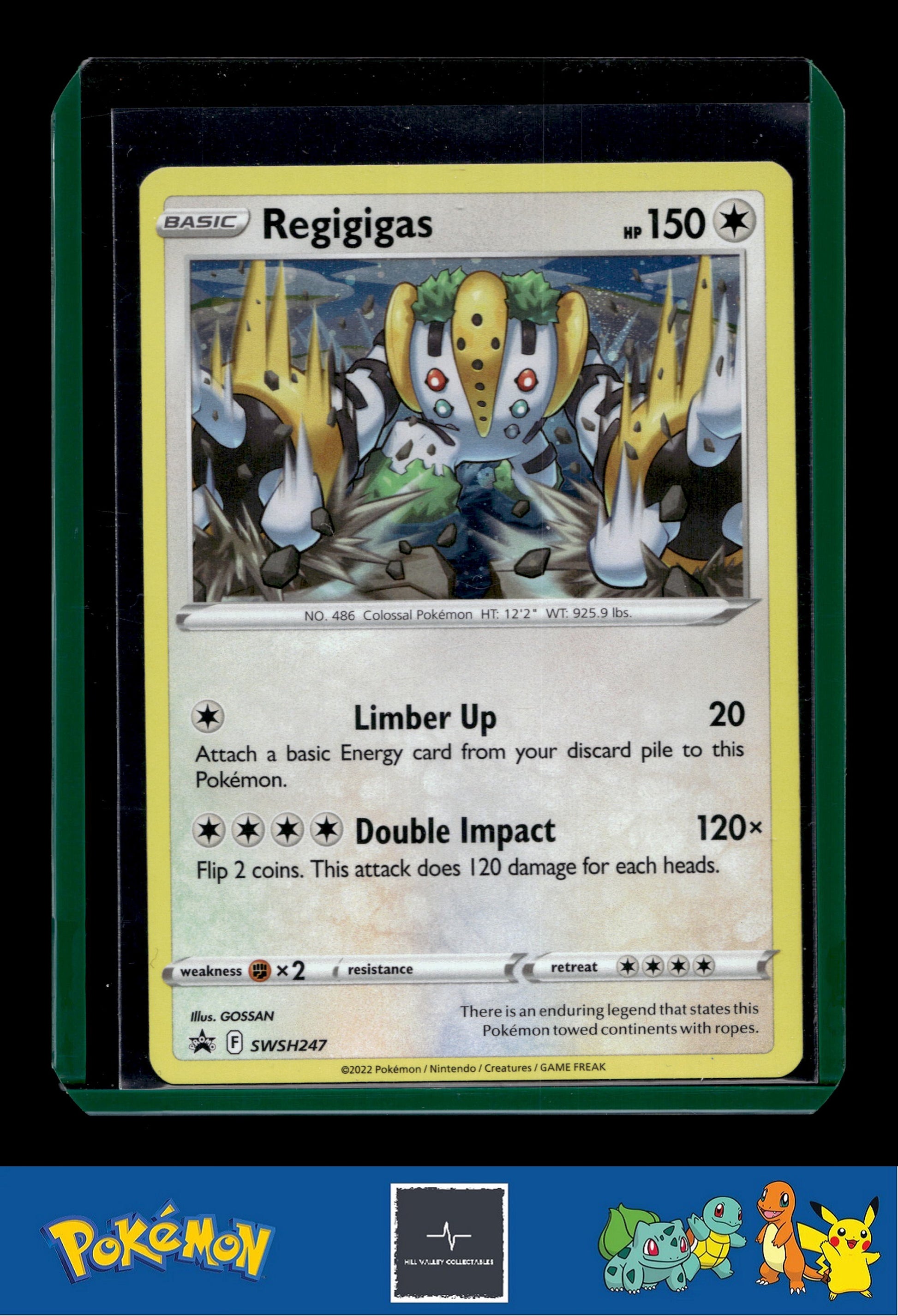 Pokemon SWSH Sword & Shield Promo SWSH247 Regigigas (Cosmos Holo)