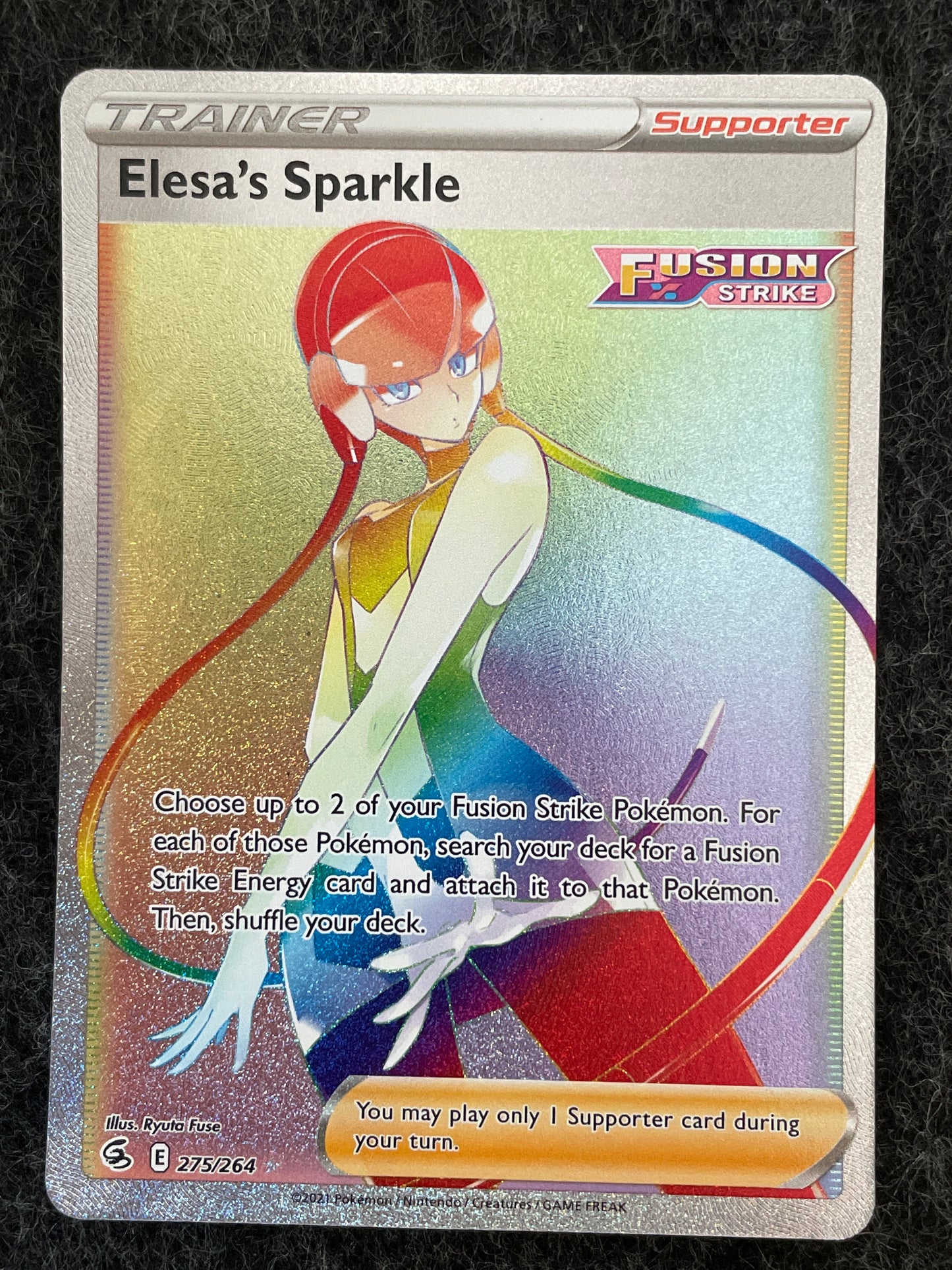 2022 Pokemon SWSH Fusion Strike 275/264 Elesa's Sparkle