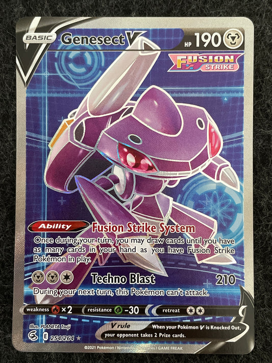 2022 Pokemon SWSH Fusion Strike 254/264 Genesect V