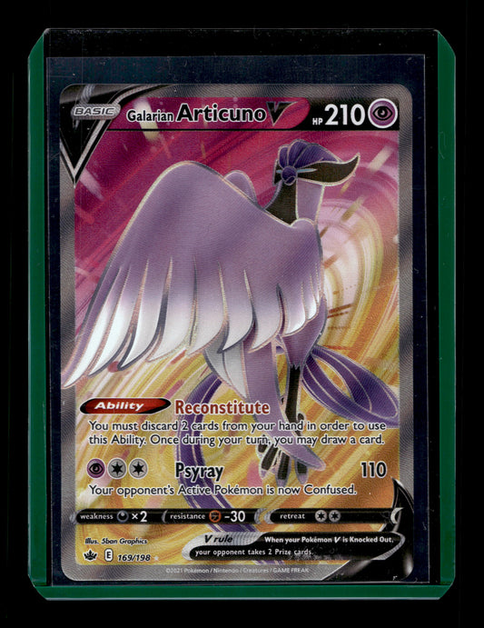 2021 Pokemon SWSH Chilling Reign 169/198 Articuno