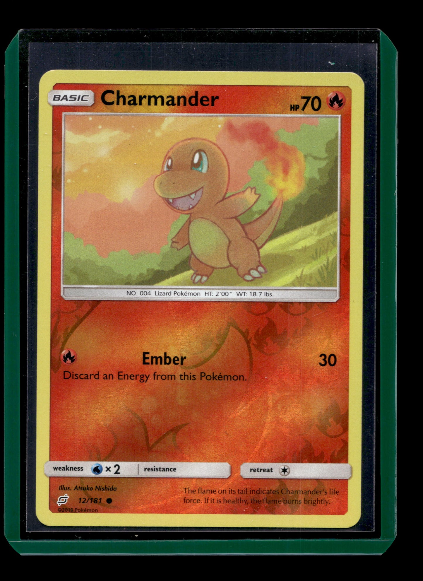 2019 Pokemon SM Team Up 12/181 Charmander Reverse