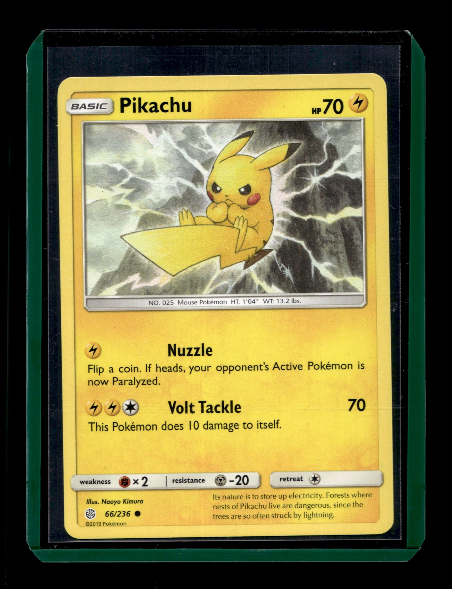 2019 Pokemon SM Cosmic Eclipse 66/236 Pikachu