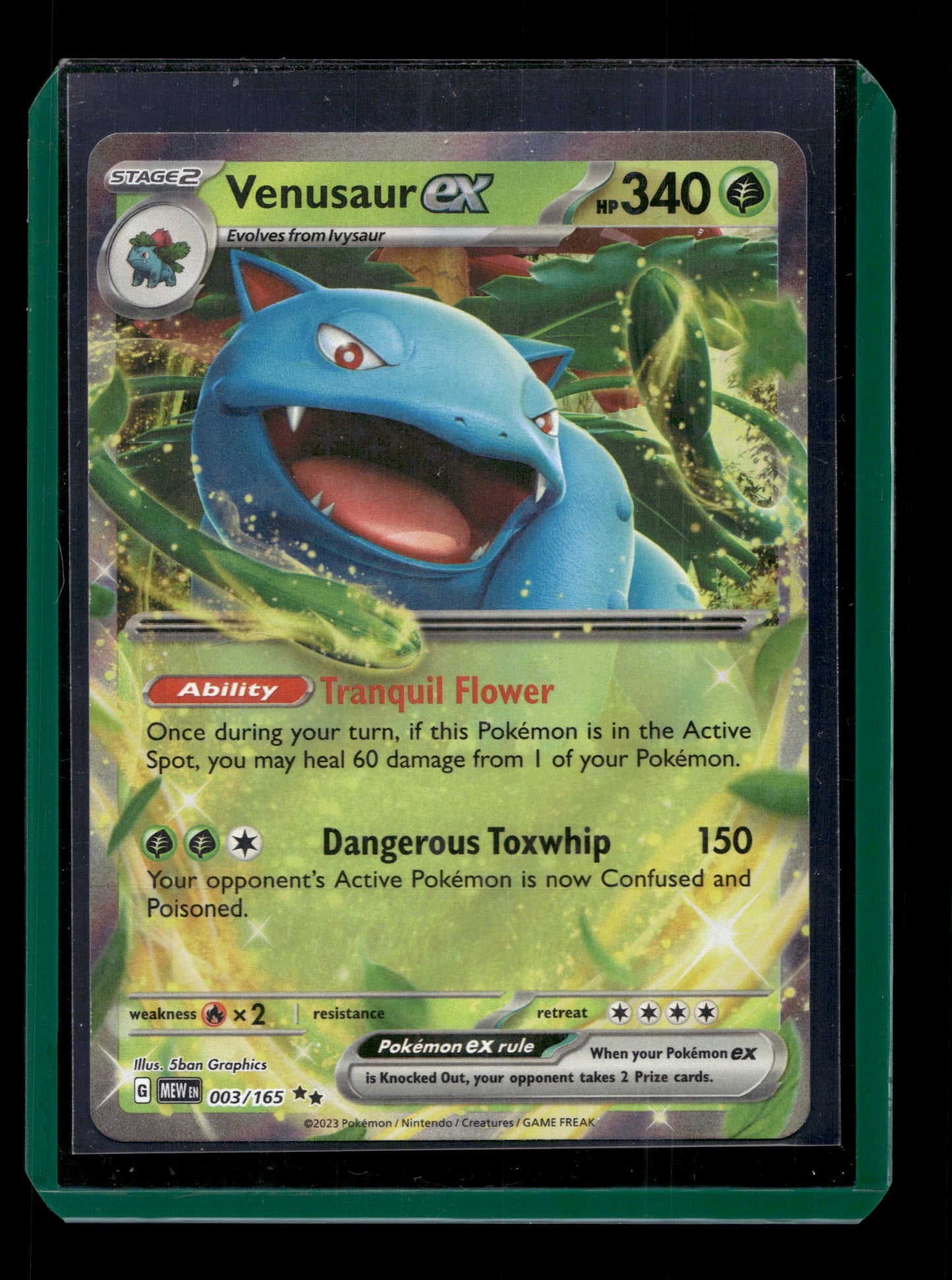 2024 Pokemon SV MEWen 151 003/165 Venusaur ex