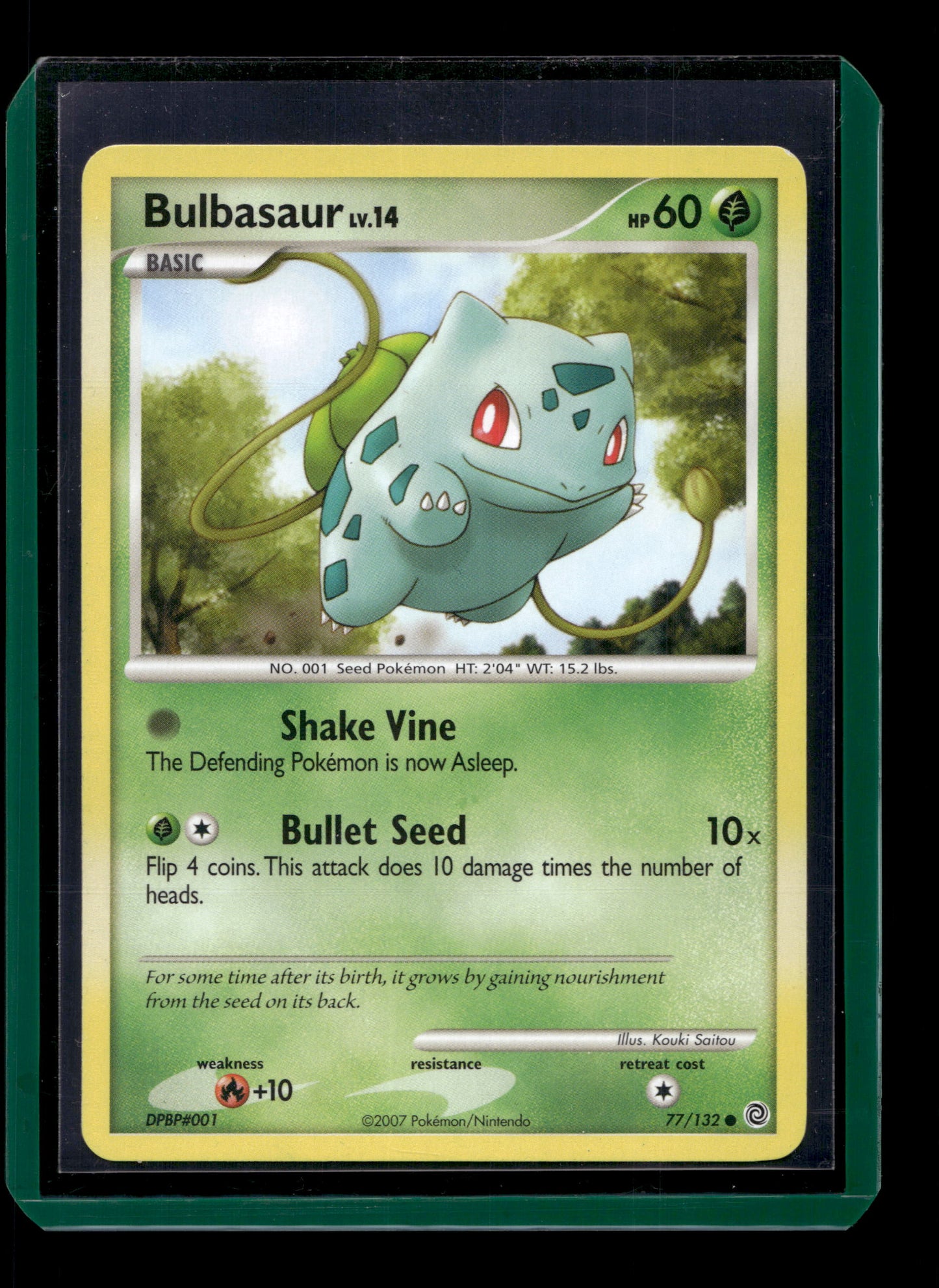 2007 Pokemon Secret Wonders 77/132 Bulbasaur