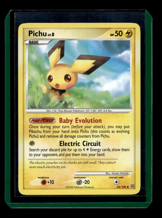 2008 Pokemon DP Stormfront 45/100 Pichu