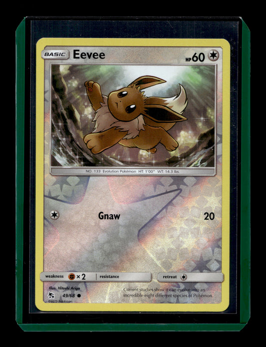 2019 Pokemon SM Hidden Fates 49/68 Eevee Reverse